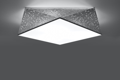 Plafond HEXA 45 CEKIN + 3x Ampoule LED E27 4000K Froid 7.5W 650lm