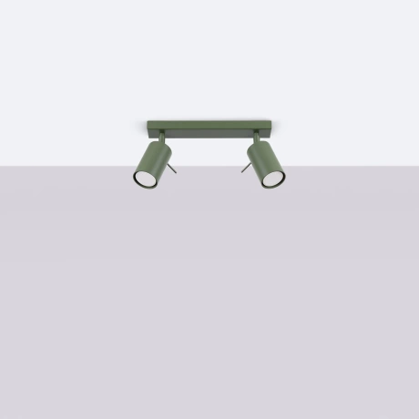 Plafonnier RING 2 vert olive