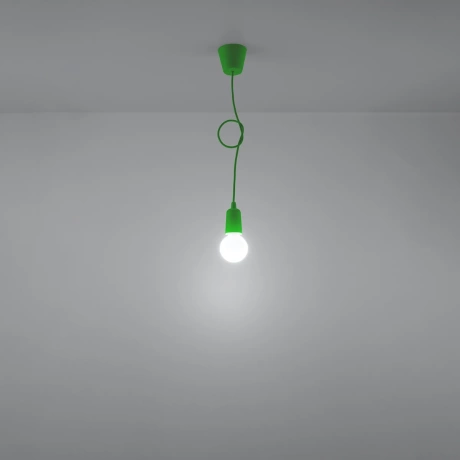 Lampe suspendue DIEGO 1 vert