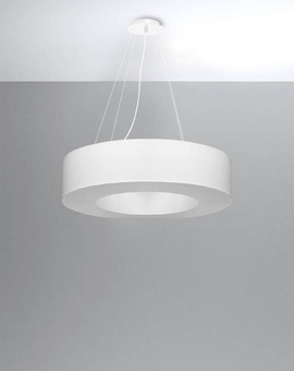 Lustre SATURNO 70 blanc