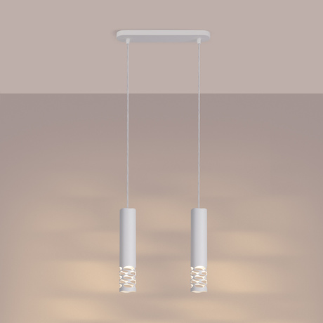 Lampe suspendue LIRO 2 blanc