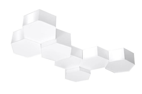 Plafond SUNDE 15 blanc + 2x ampoule LED E27 4000K Froid 7.5W 650lm