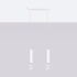 Lampe suspendue LAMI 2 blanc