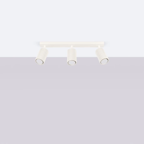 Plafonnier KARBON 3L beige