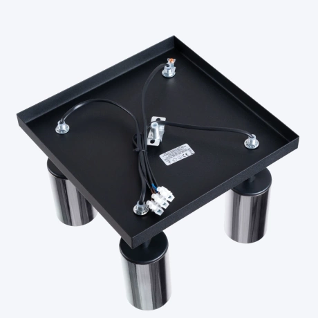 Plafonnier WINX 4 noir/chrome