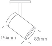 TINO noir LED 3000K 30W 2400lm