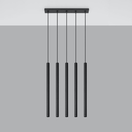 Lampe pendante PASTELO 5 noir