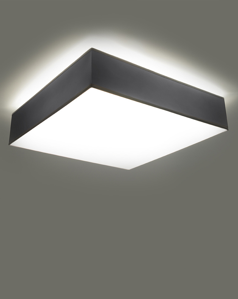 Plafond HORUS 25 GREY + 1x ampoule LED E27 3000K Warm 7.5W 620lm