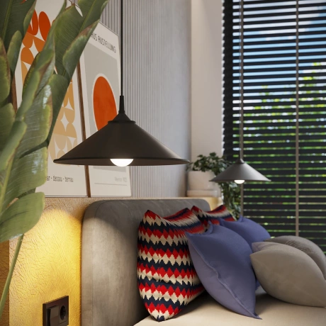 Lampe suspendue ZUMA noir