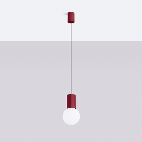 Lampe suspendue HALO 1 bordeaux