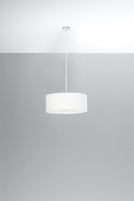 Lustre SKALA 30 blanc + 3x ampoule LED E27 4000K Froid 7.5W 650lm