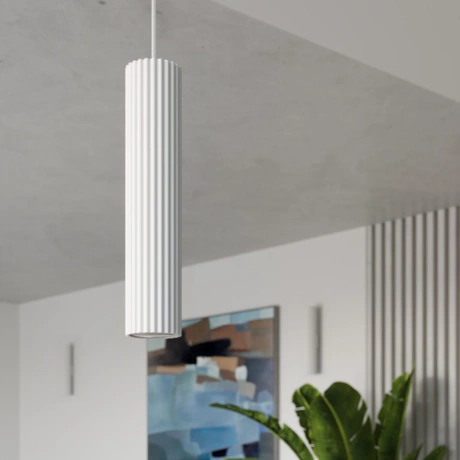 Lampe suspendue KARBON 3L blanc