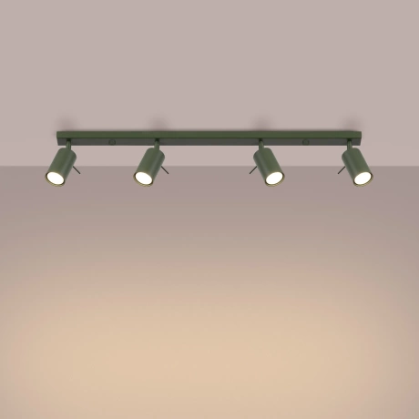Plafonnier RING 4L vert olive
