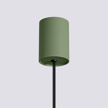 Lampe suspendue ESTRIA 1 beige/vert olive