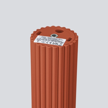 Plafonnier KARBON 60 rouge ocre