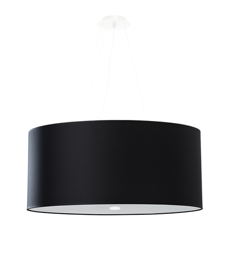 Lustre OTTO 60 noir + 5x ampoule LED E27 4000K Froid 7.5W 650lm
