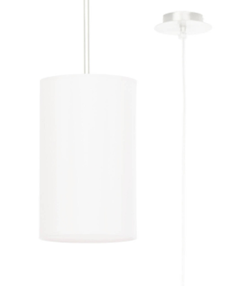 Lustre OTTO 15 blanc +1x ampoule LED E27 4000K Froid 7.5W 650lm