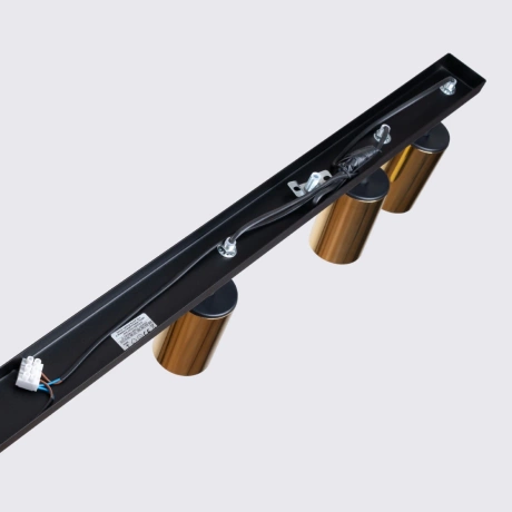 Plafonnier WINX 6L noir/doré