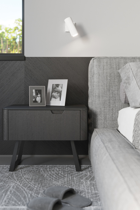 Plafond DIREZIONE 2 blanc + 2x ampoule LED GU-10 4000K Froid 7W 630lm