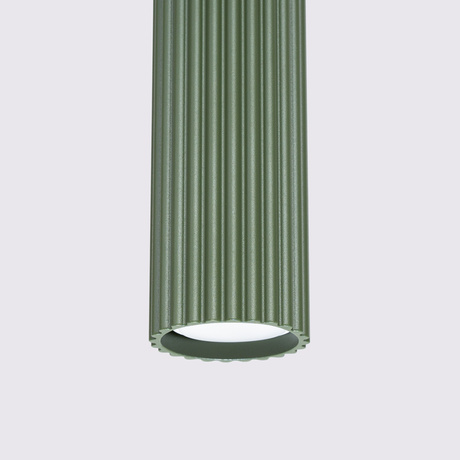 Lampe suspendue KARBON 3L vert olive