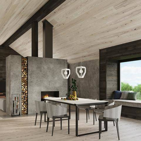 TRES lampe suspendue blanche + 1x ampoule LED E27 3000K Warm 7.5W 620lm