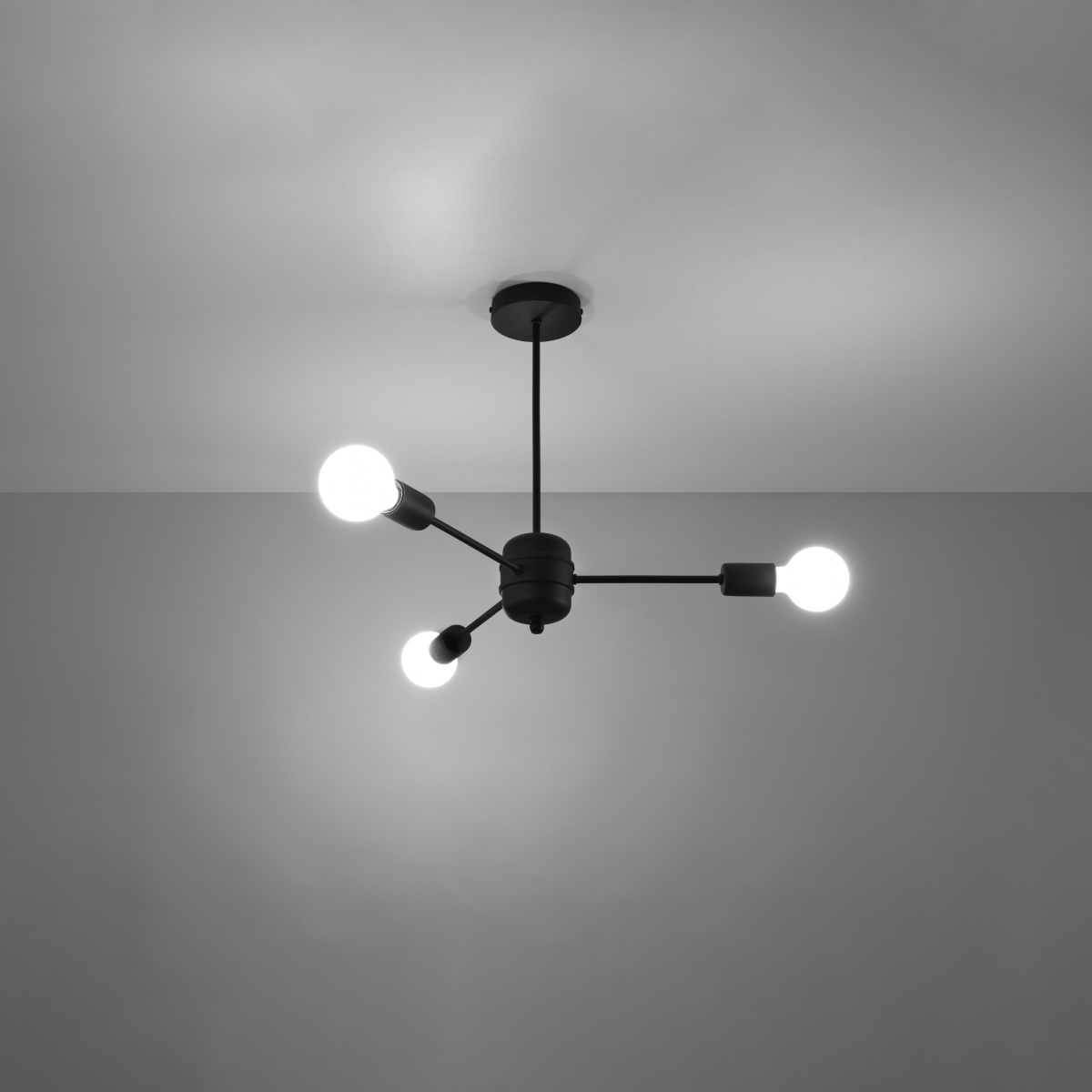 Lustre LANGO 3 noir