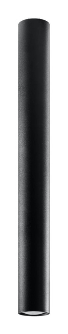 Plafond LAGOS 60 noir + 1x ampoule LED GU-10 3000K Warm 7W 620lm