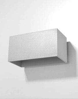 Applique QUAD MAXI grise + 2x ampoule LED G9 4000K Cold 4,5W 530lm