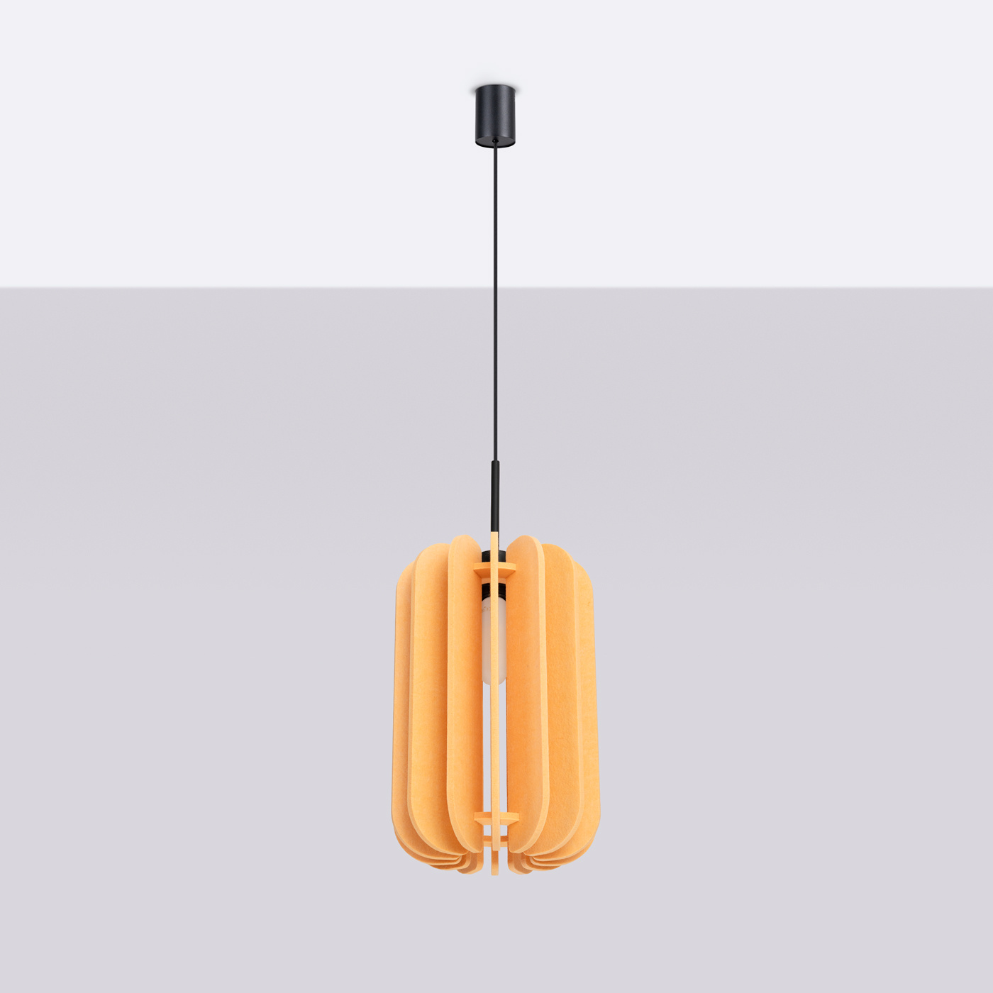 Lampe suspendue MULA 27 jaune