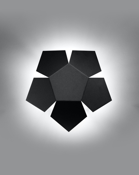 Applique PENTA noir + 2x ampoule LED G9 4000K Cold 4.5W 530lm