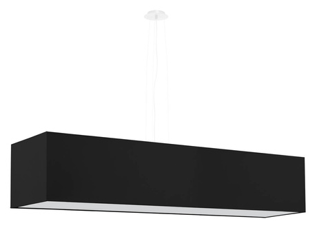 Lustre SANTA 120 noir + 5x ampoule LED E27 4000K Froid 7.5W 650lm