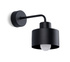 Applique SAVAR 1 noire + 1x ampoule LED E27 3000K Warm 7.5W 620lm