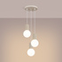 Lampe suspendue HALO 3P beige