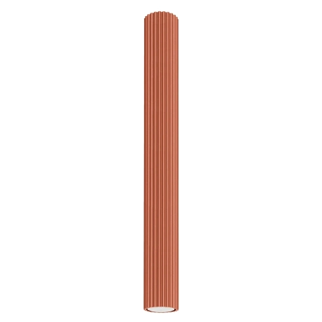Plafonnier KARBON 60 rouge ocre
