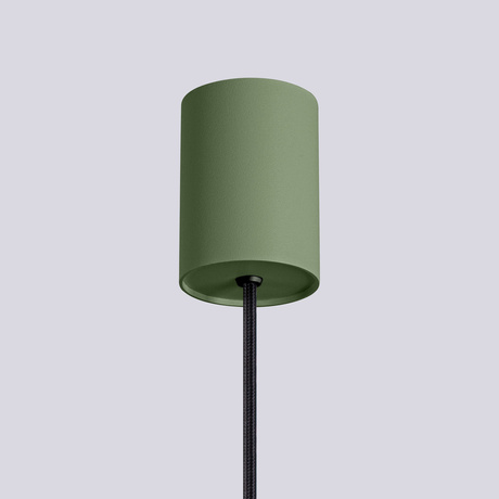 Lampe pendante HALO 1 vert olive