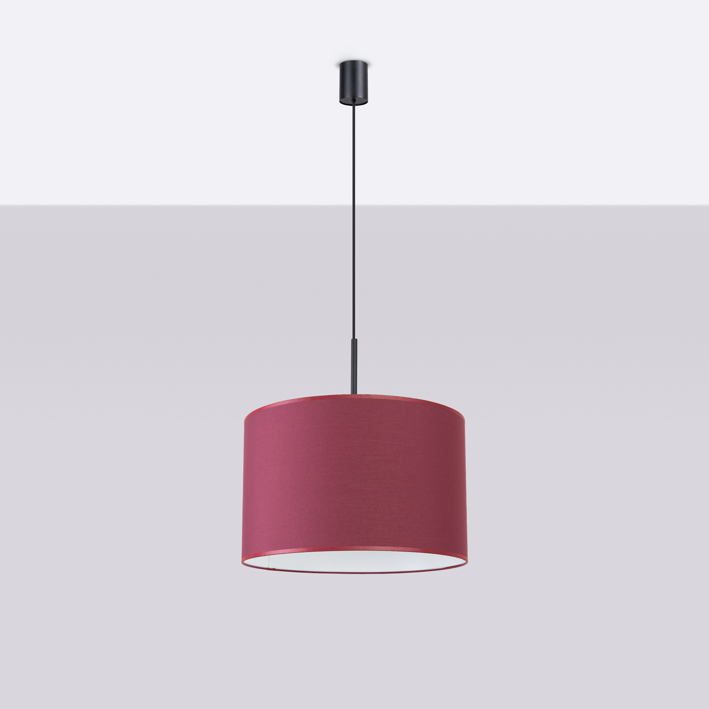 Lampe pendante NEVIA bordeaux