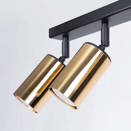 Plafonnier WINX 6L noir/doré