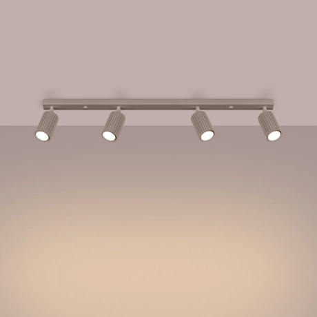 Plafonnier KARBON 4L taupe