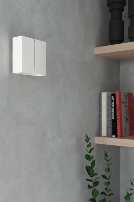 Applique LINEA blanc + 2x ampoule LED G9 3000K Warm 4.5W 510lm