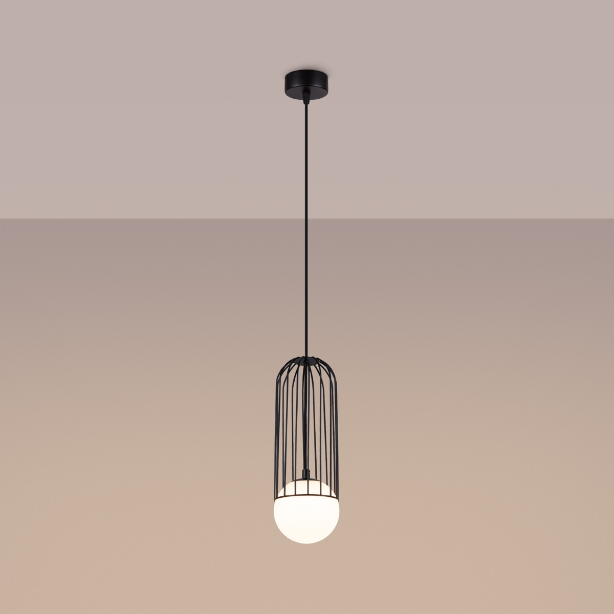 Lampe suspendue BRINA 1 noir