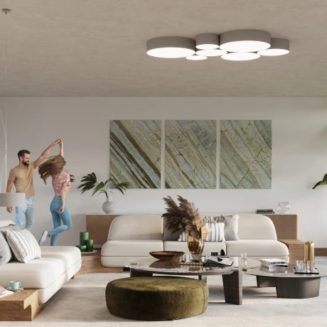 Lampe suspendue ARENA 35 gris