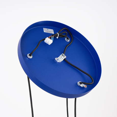 Lampe suspendue ESTRIA 3P blanc/ultramarine