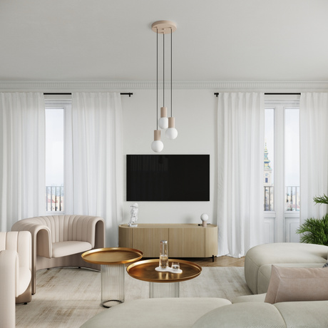 Lampe suspendue HALO 1 taupe