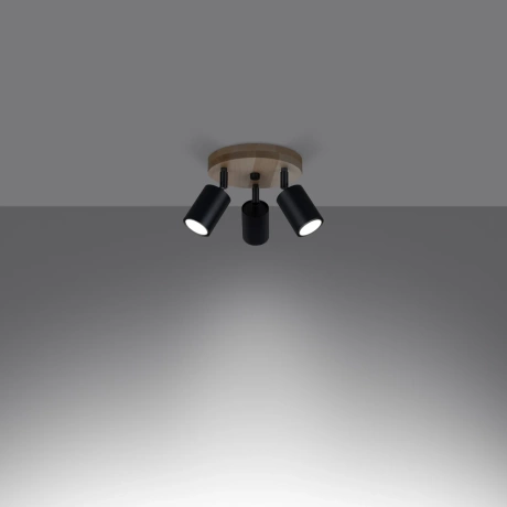 Plafonnier VERDO 3P noir