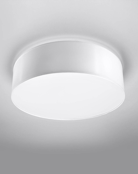 Plafond ARENA 35 WHITE + 2x ampoule LED E27 3000K Warm 7.5W 620lm
