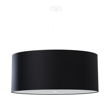 Lustre OTTO 70 noir + 6x ampoule LED E27 4000K Froid 7.5W 650lm