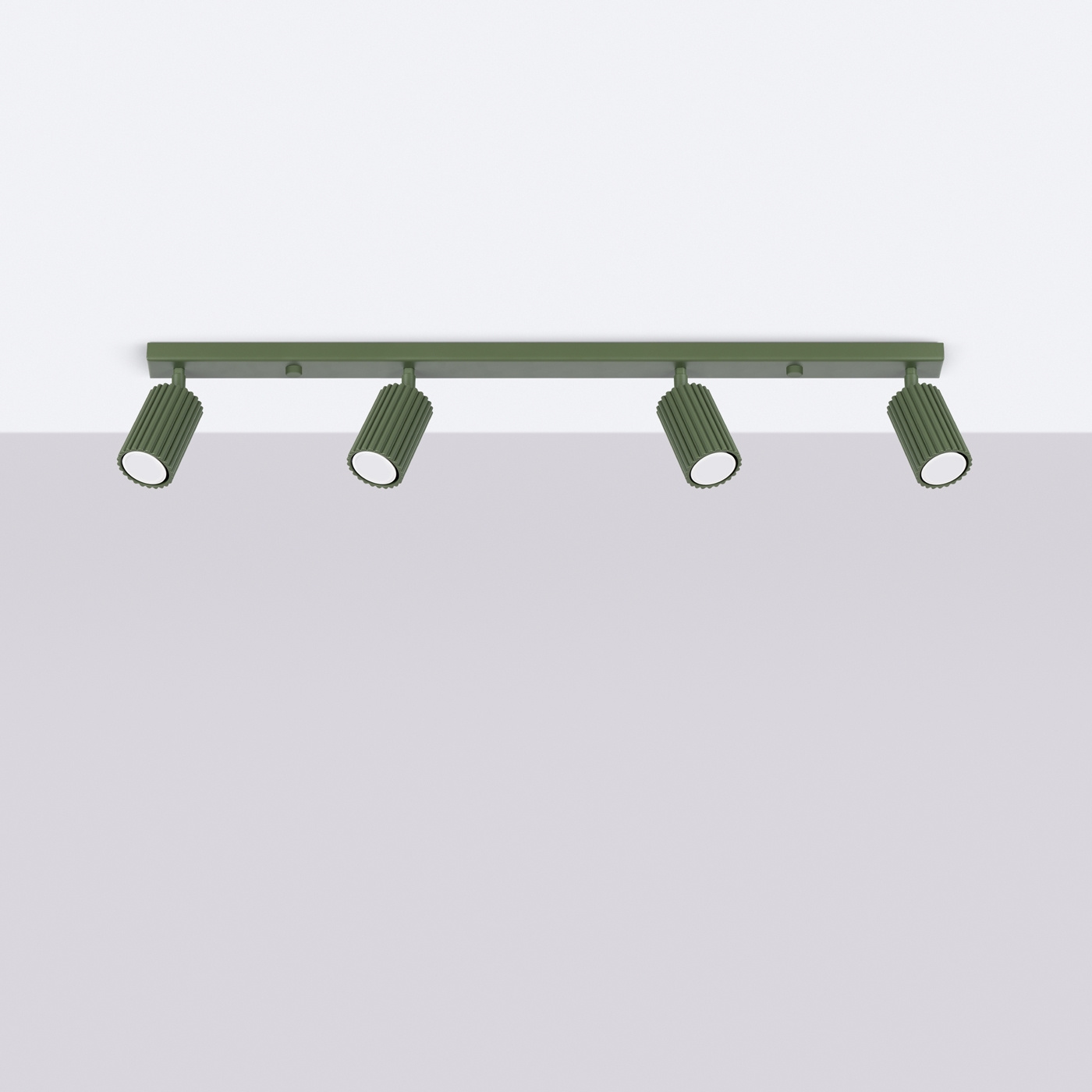 Plafonnier KARBON 4L vert olive