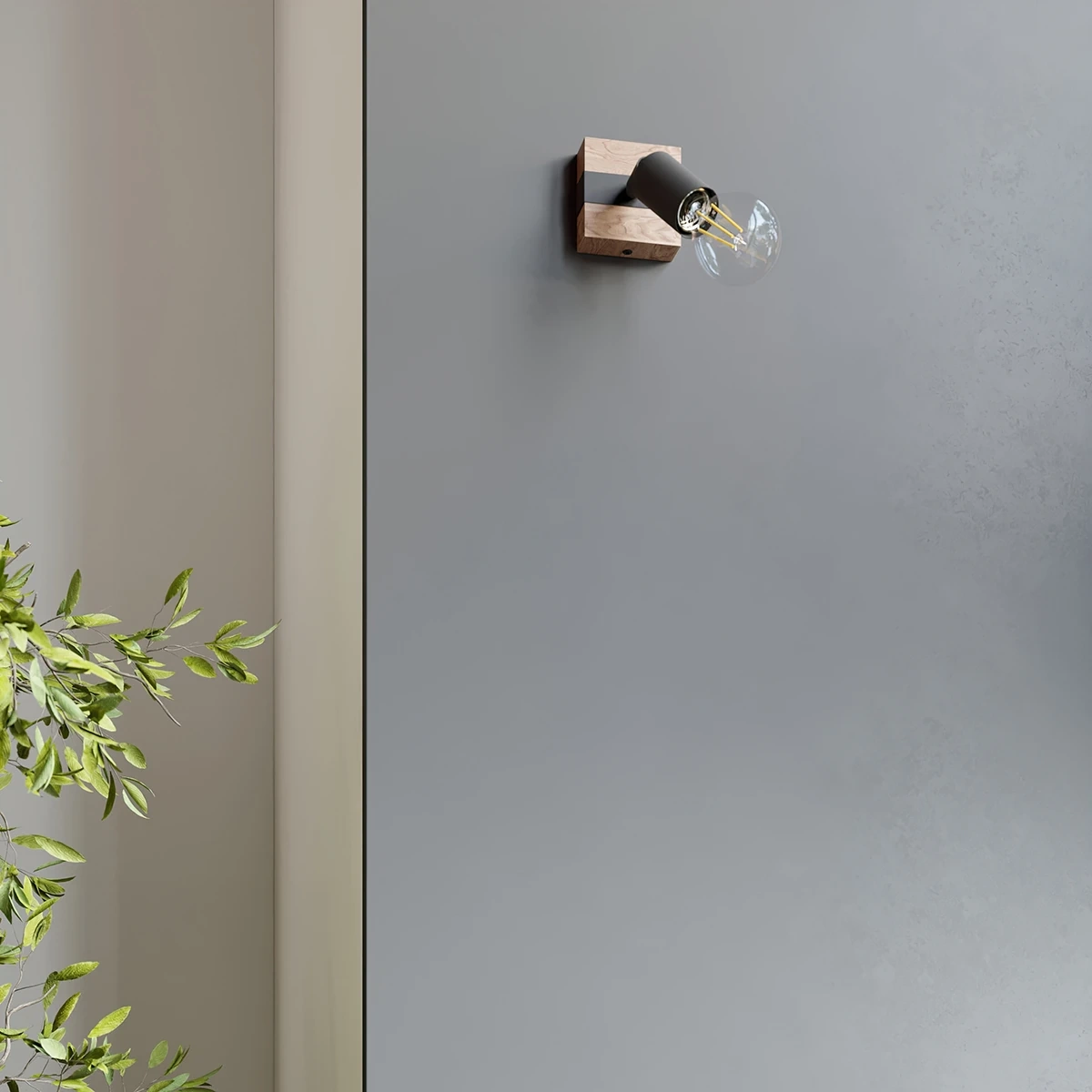 Plafonnier ZUCA 3 noir