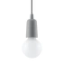 Lampe suspendue DIEGO 1 gris