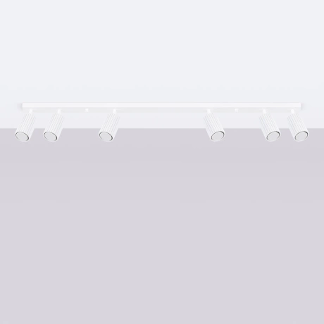 Plafonnier KARBON 6L blanc